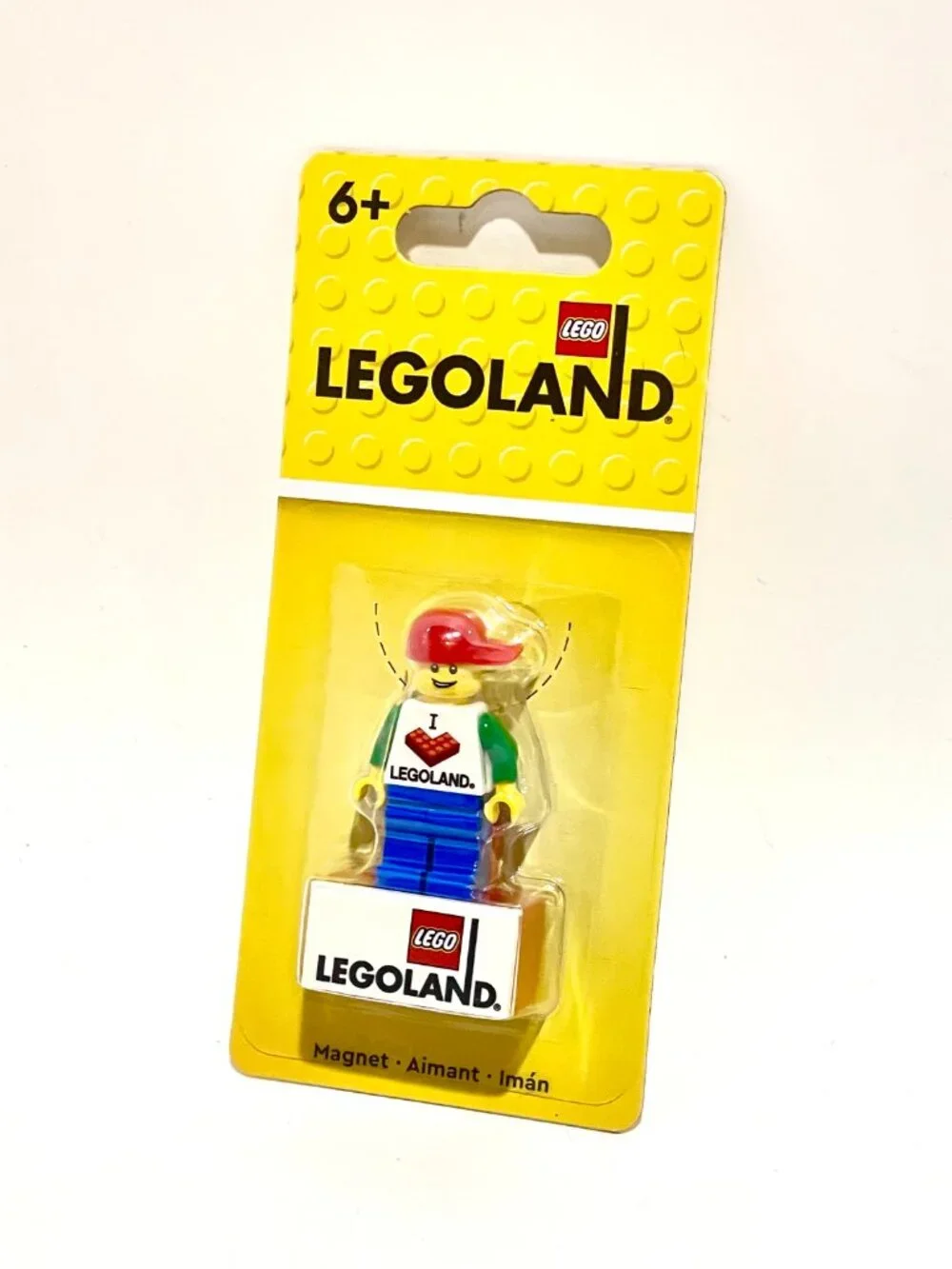 Lego 850457 Minifigure I love Legoland Boy Magnet New Sealed